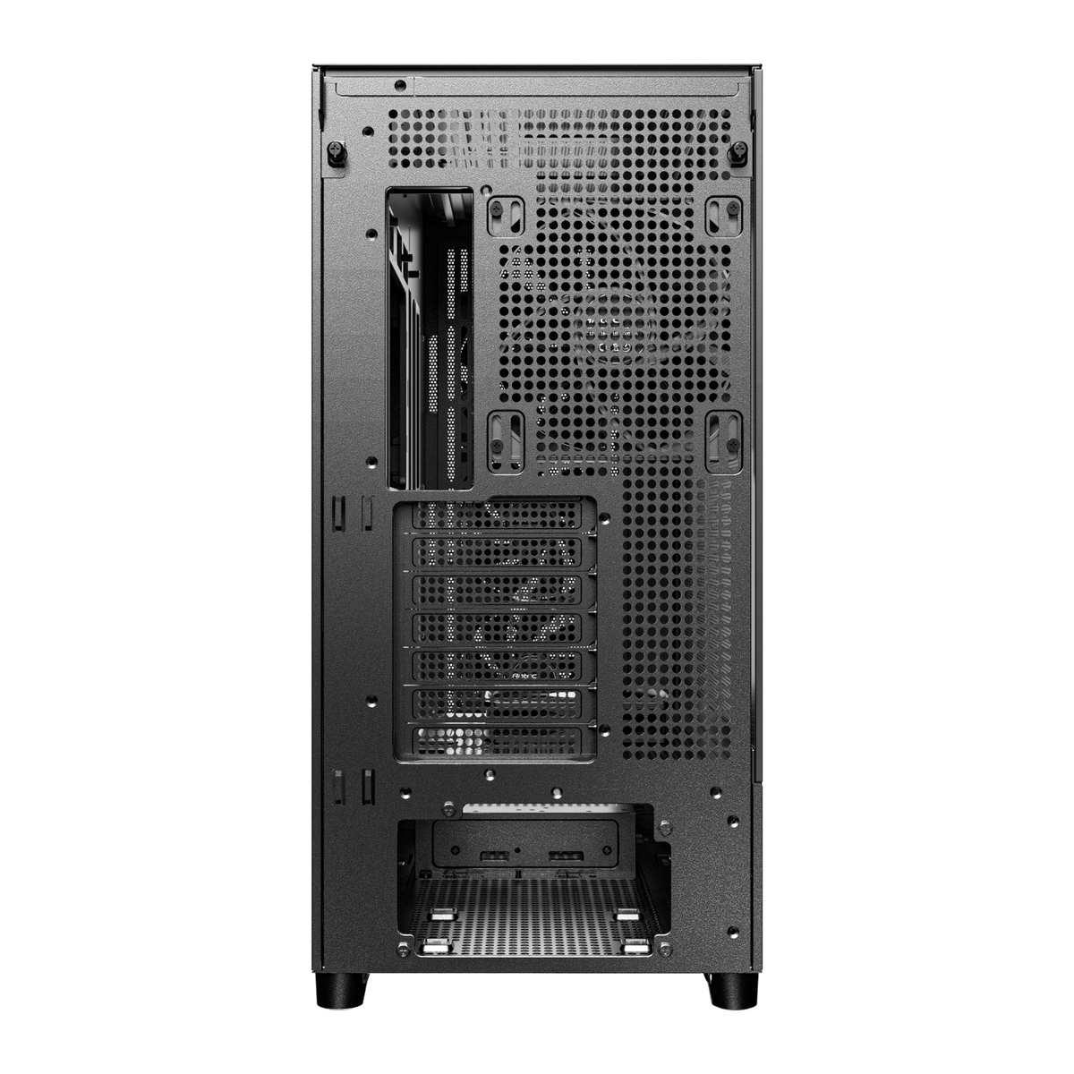 Antec FLUX SE E-ATX | ATX | Micro-ATX | ITX Mid-Tower Gaming Chassis Wood Front Panel- Black