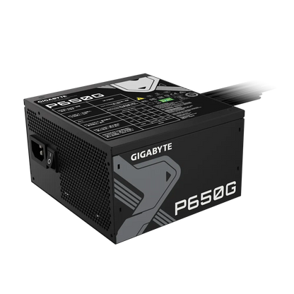 Gigabyte PSU P650G Gold Certified 650W - 3 Year Warranty; 24/20-pin x 1; CPU 4+4-pin x 1; PCI-E 6+2-pin x 2; SATA x 6; Peri x3