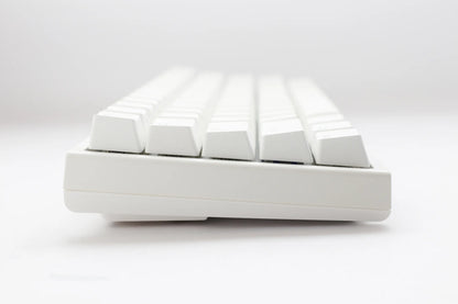 Ducky Keyboard One 2 Pro 60% Mechanical Keyboard; RGB; PBT Double Shot Keycaps - White- Cherry Black .