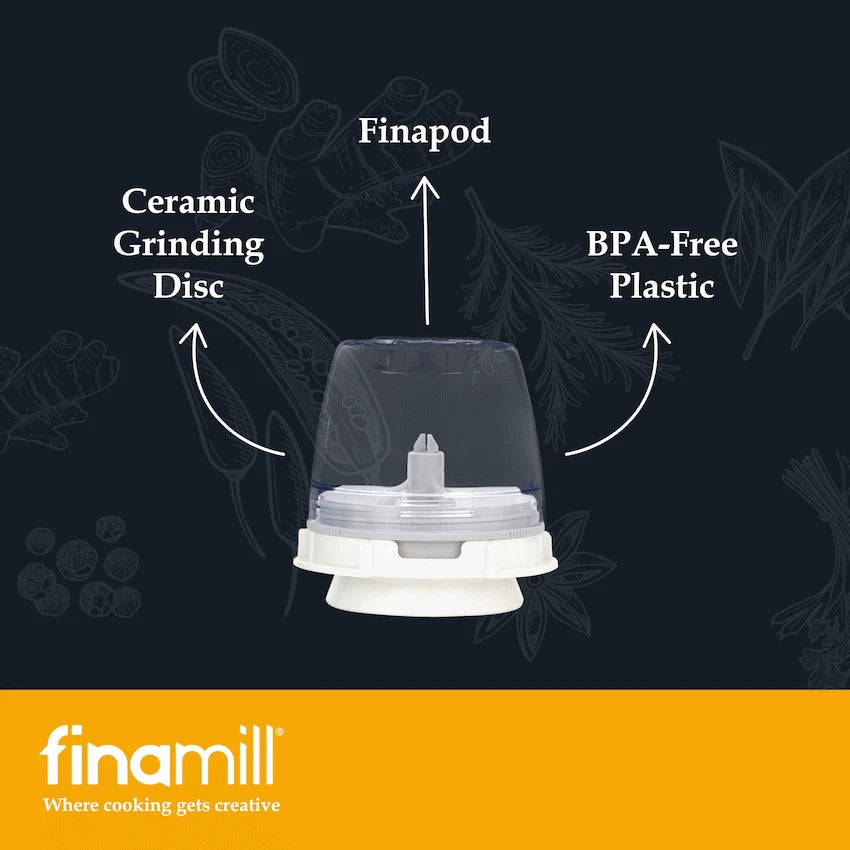 Finamill Battery-Operated Grinder - Sangria