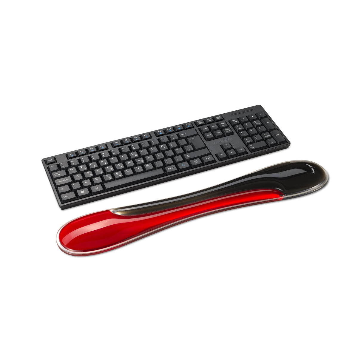 Kensington Slim Duo Gel Keybaord Wrist Rest - Red
