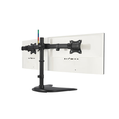 Kensington - Desk/Table Smartfit FreeStanding Dual Monitor Stand - Black
