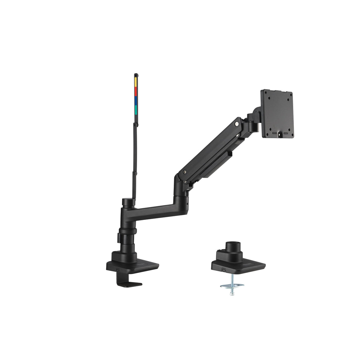 Kensington - Desk/Table Arm SmartFit Heavy Duty Single Monitor Arm - Black - Provides stable support for 1 x Monitors 49"