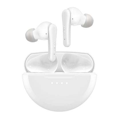 Belkin - SoundForm Rhythm True Wireless ANC Earphones with Built-in Microphone - White