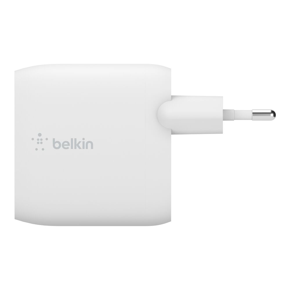 Belkin - BoostCharge - Dual USB-A Wall Charger 24 Watt - Features 12 Watt on each USB-A Port - White
