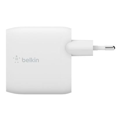 Belkin - BoostCharge - Dual USB-A Wall Charger 24 Watt - Features 12 Watt on each USB-A Port - White