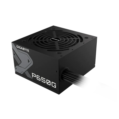 Gigabyte PSU P650G Gold Certified 650W - 3 Year Warranty; 24/20-pin x 1; CPU 4+4-pin x 1; PCI-E 6+2-pin x 2; SATA x 6; Peri x3