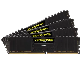 Corsair VENGEANCE® LPX 8GB (1 x 8GB) DDR4 DRAM 2666MHz C16 Memory Kit; 16-18-18-35; 1.2V; Black