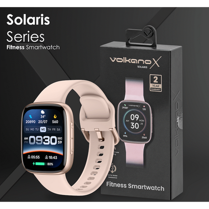 VolkanoX Solaris Series Fitness Smartwatch - Gold