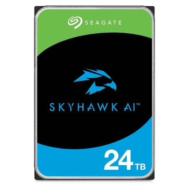 Seagate Skyhawk AI ST24000VE002 24TB 3.5'' HDD Surveillance Drives; SATA 6GB/s Interface; 256MB Cache; RPM: 7200; 512e; 5 Year l