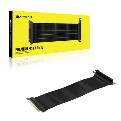 Corsair Premium PCIe 4.0 x16 Extension Cable; 300mm