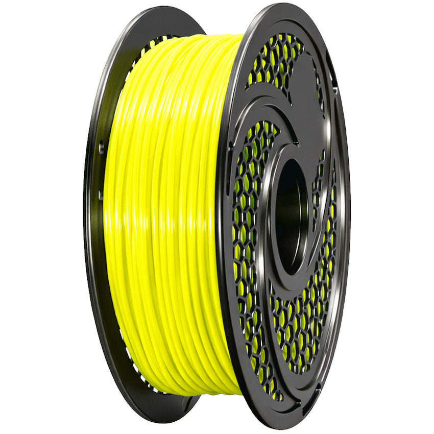 SA Filament PLA UV Neon Filament 1kg - Lunar Yellow