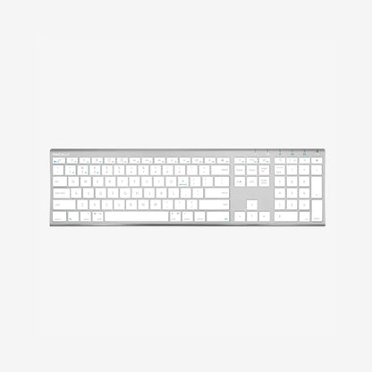Macally - Ultra Slim Bluetooth Keyboard - Aluminium/Silver