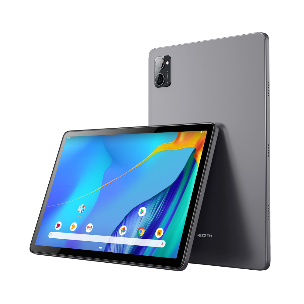 Rizzen LunaPad 11 - 10.1" IPS 800x1280 HD IPS, T606, 4GB DDR + 64GB EMCP, ac wifi + 4G LTE + GPS, 2+5MP, 6000mAh, 9V/2A adaptor, with TP protective film (glass), with TPU flip cover