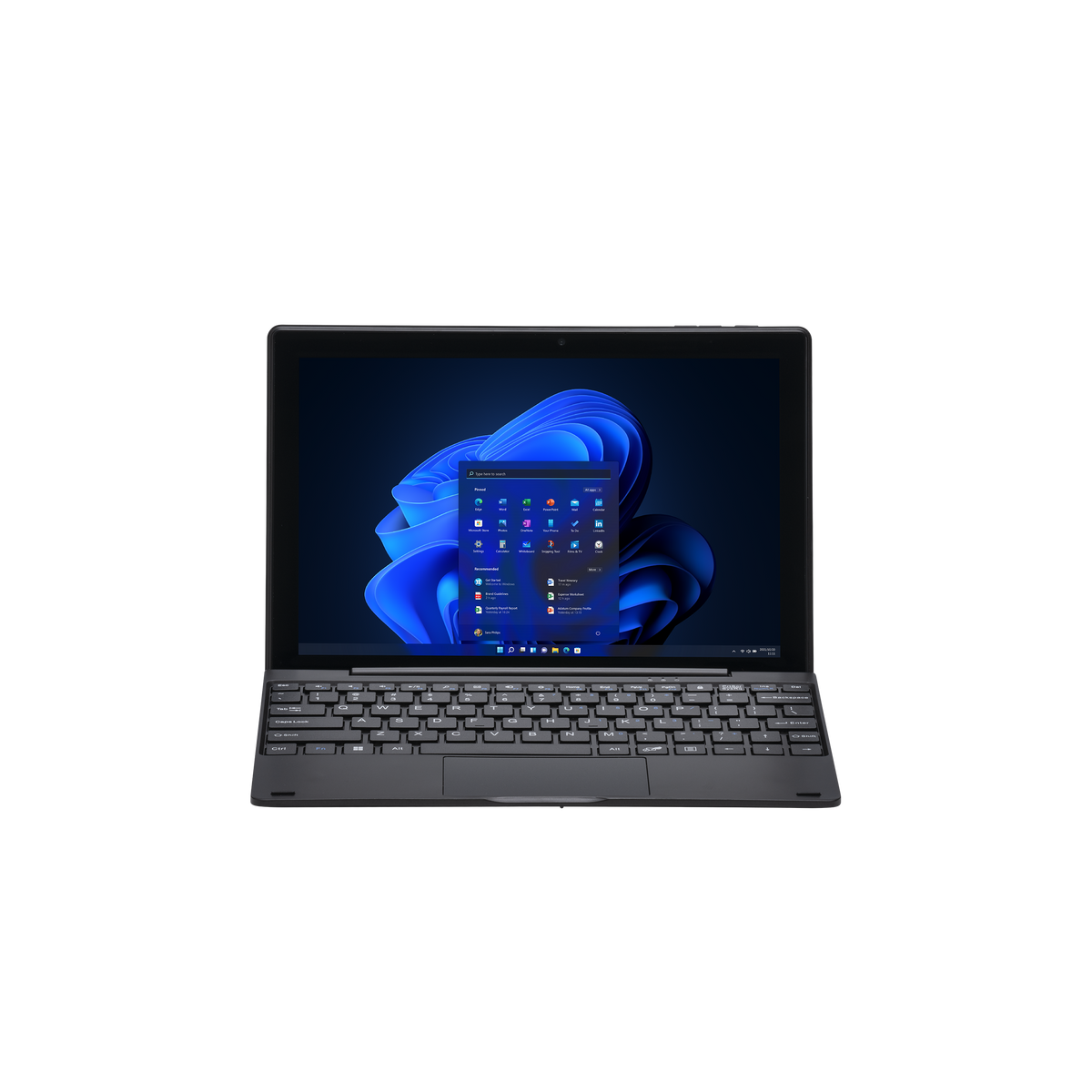 Mecer Exec 10.1'' Win11 Home 2in1 N4020/ 4GB/ 128GB/ Wi-Fi & BT/4G/LTE/ 2M+2M Cam/ 800x1280/ 6000mAh/ Hard docking KB.