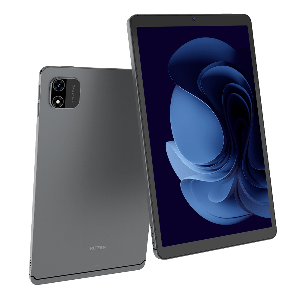 Rizzen NovaTab Q1 - 8.68" Tablet + Android 15 + 4GB RAM + 128GB ROM + LTE + 5000mAh + Free Cover