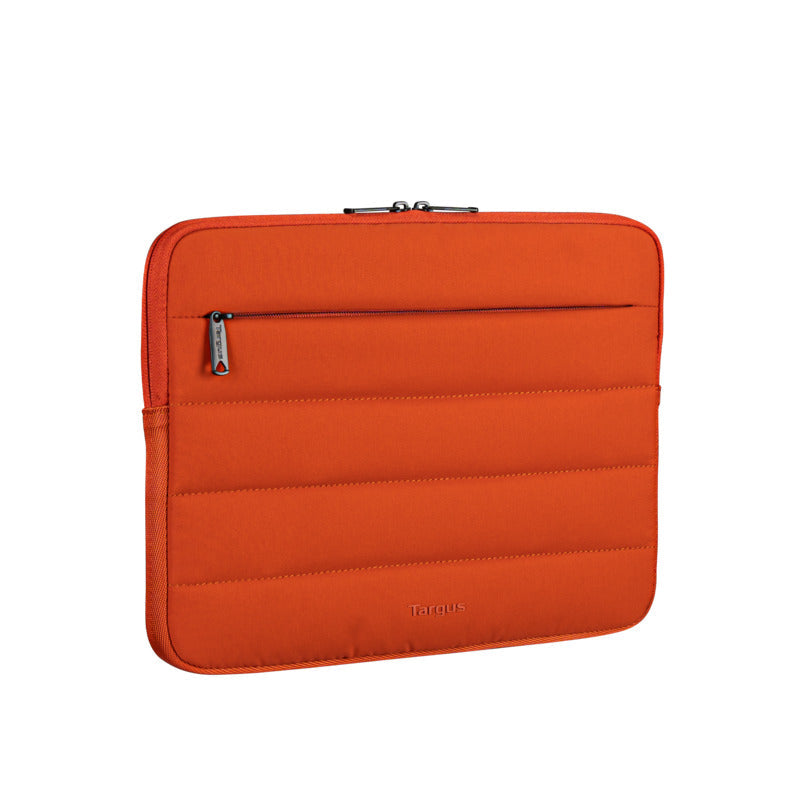 Targus - Puffer 13" - 14" Laptop Sleeve - Rust Orange