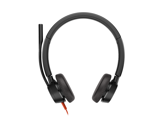 Poly Blackwire 3325 Stereo Microsoft Teams Certified USB-C Headset +3.5mm Plug +USB-C/A Adapter