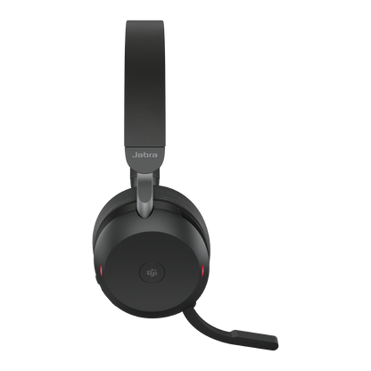 Jabra Evolve2 75 STEREO Headset with Link380a (USB-A) (MS Version) - No Deskstand (Black)