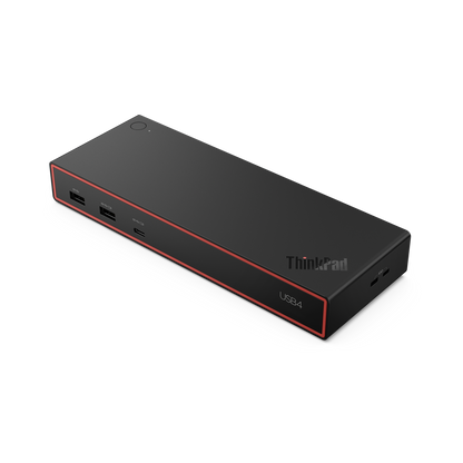 LENOVO ThinkPad USB4 Dock 5000 | Support for 4xMonitors|2xDP|1xHDMI|1xUSB-C|4xUSB 3.2|RJ45|65 Watt Charging|3yr CI