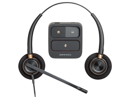 Poly - HW520 - Encore Pro STEREO Wideband Headset (Noise Cancelling + QD)