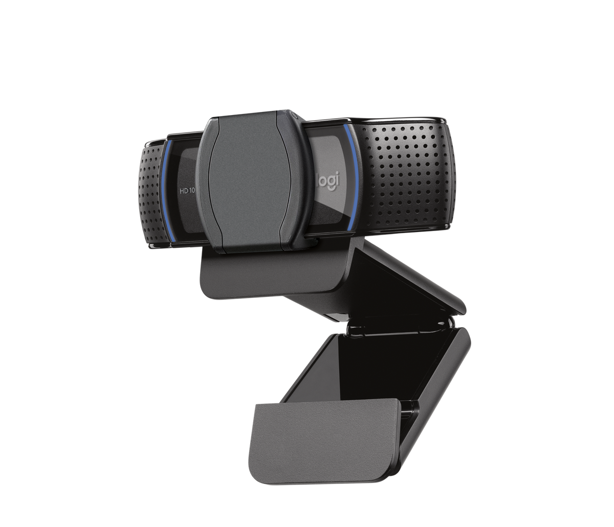 Logitech - Webcam C920S USB-A Pro HD Webcam HD 10MP Carl Zeis Lens 20 step Autofocus Microphone with noise reduction - with Privacy shutter