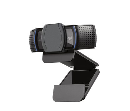Logitech - Webcam C920S USB-A Pro HD Webcam HD 10MP Carl Zeis Lens 20 step Autofocus Microphone with noise reduction - with Privacy shutter