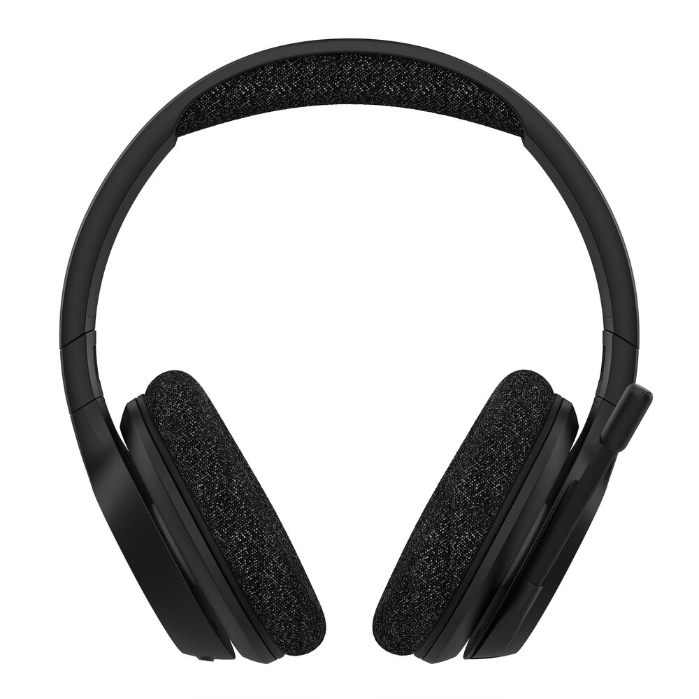 Belkin - SoundForm Adapt - Over Ear Wireless Bluetooth HeadSet with Microphone and Boom Arm - Black
