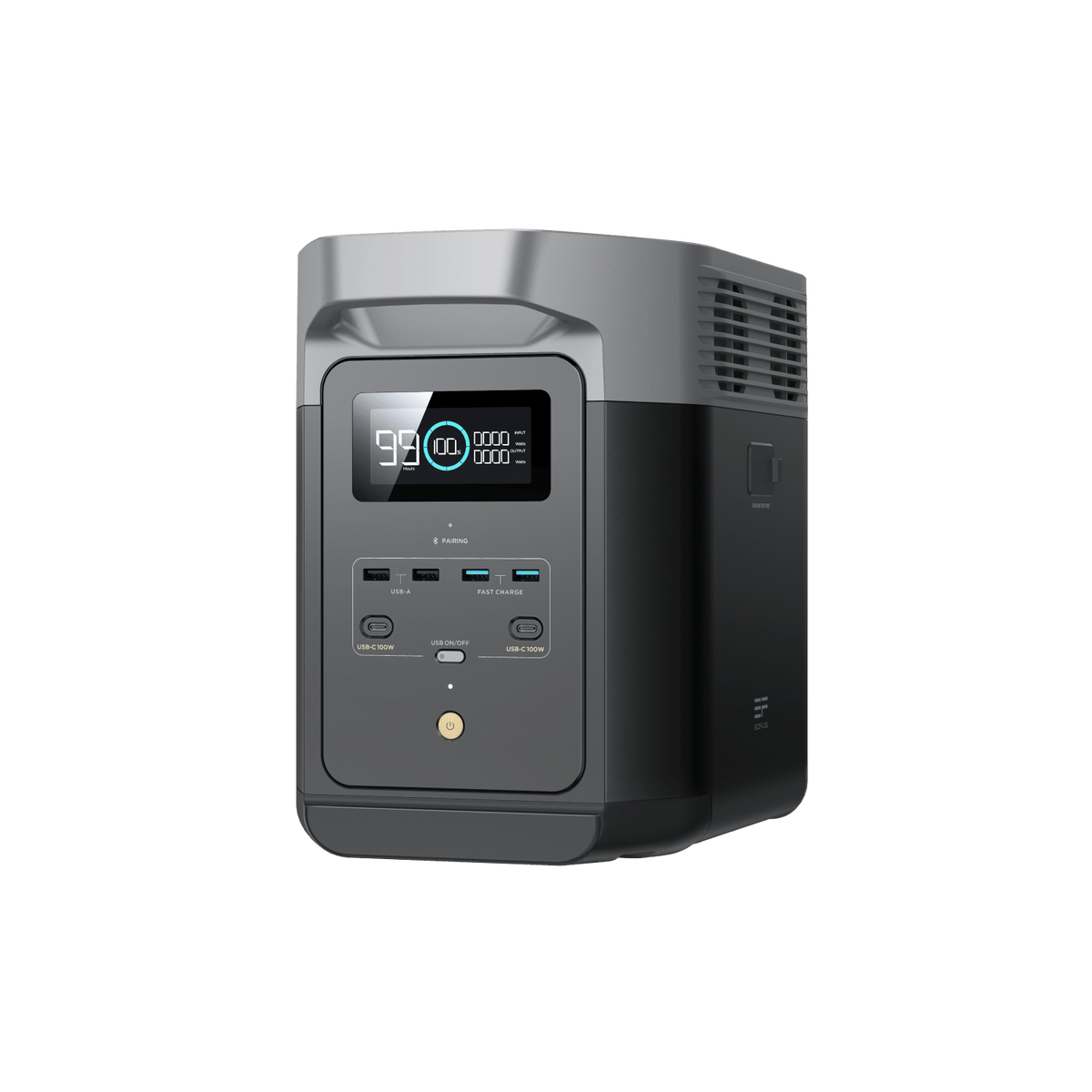 ECOFLOW Delta 2 Lithium (LiFePo) Portable Power Station - 1800W Output; 1024Wh LFP Battery; 500W Solar charger - SA socket.