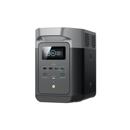 ECOFLOW Delta 2 Lithium (LiFePo) Portable Power Station - 1800W Output; 1024Wh LFP Battery; 500W Solar charger - SA socket.