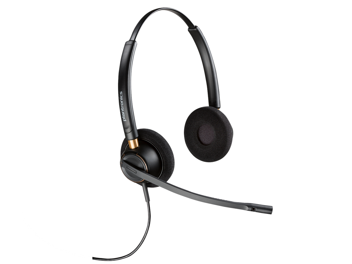 Poly - HW520 - Encore Pro STEREO Wideband Headset (Noise Cancelling + QD)