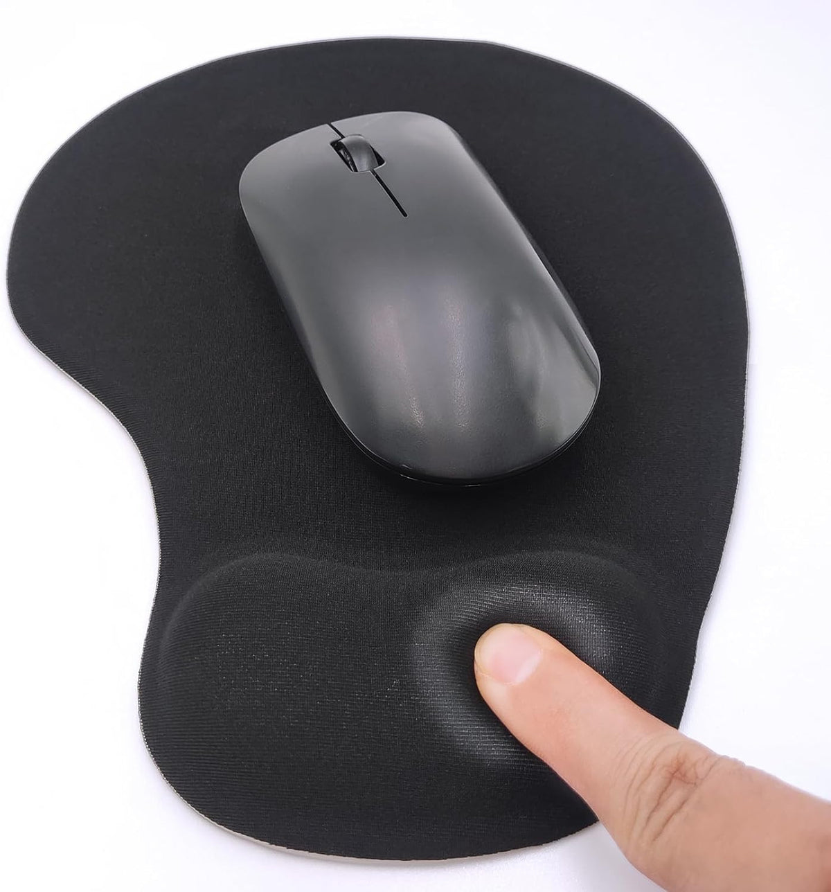 Tuff-Luv - Foam Wrist Rest Mouse Pad - Black