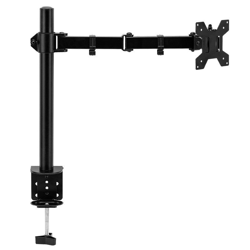 Tuff-Luv - Single Adjustable Monitor Stand Swing Arm - Black