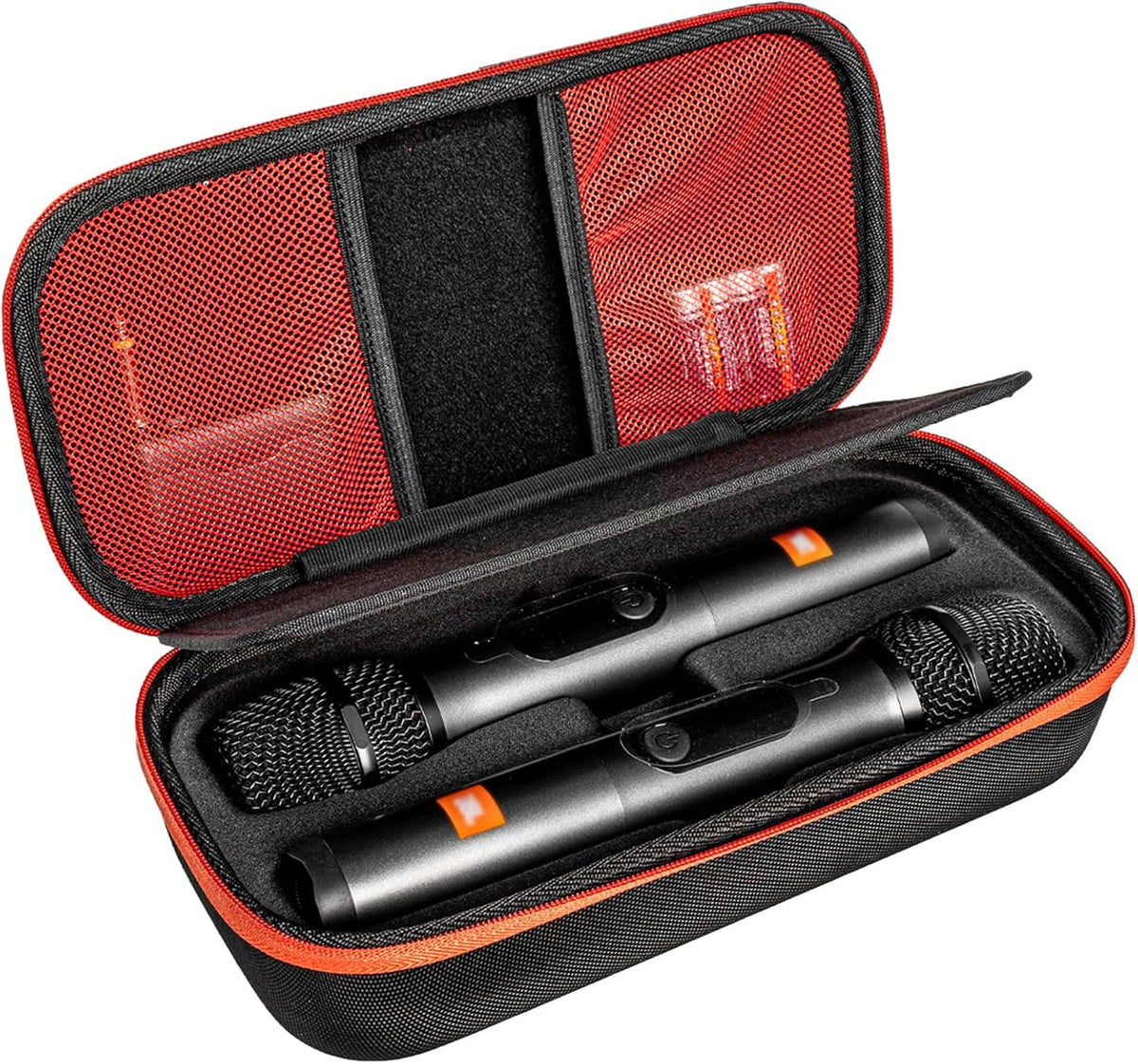 Tuff-Luv - EVA Portable Microphone Protective Case for JBL Microphone Set - Black