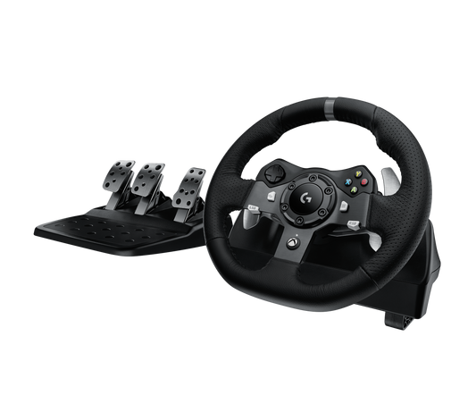 Logitech Gaming Steering Wheel G920 Driving Force USB definitive sim racing wheel exclusively for the latest Xbox On and PC l