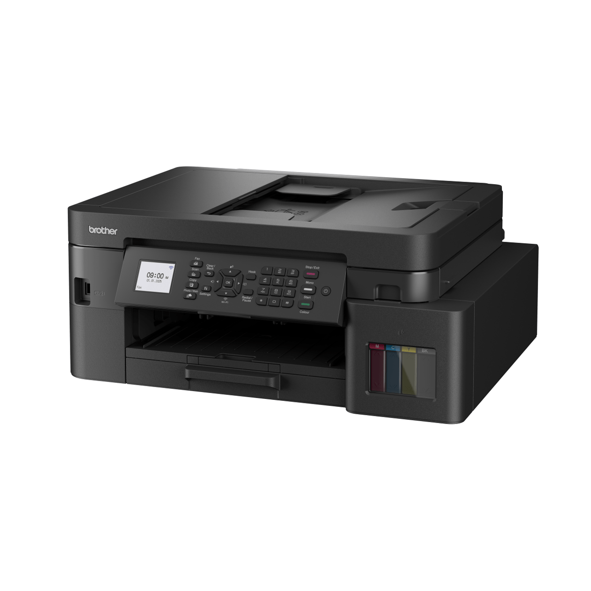 Brother Colour Ink Tank A4 4-IN-1 Print Copy Scan Fax/ USB/ Wired Wireless/ WiFi Direct/ Duplex Print only (3 YR / 50 000 Page Carry In Warranty)