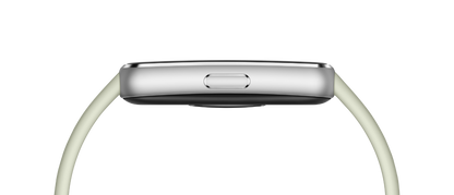 1.62 AMOLED colour Screen/ 286x482 pixels/ PPI 347/ Green Fluoroelastomer Strap/ length:130mm-210mm/ 5 ATM/ NO GPS/ 2.4GHz BT6.0 and BLE.5V/1A/ 55020GUL