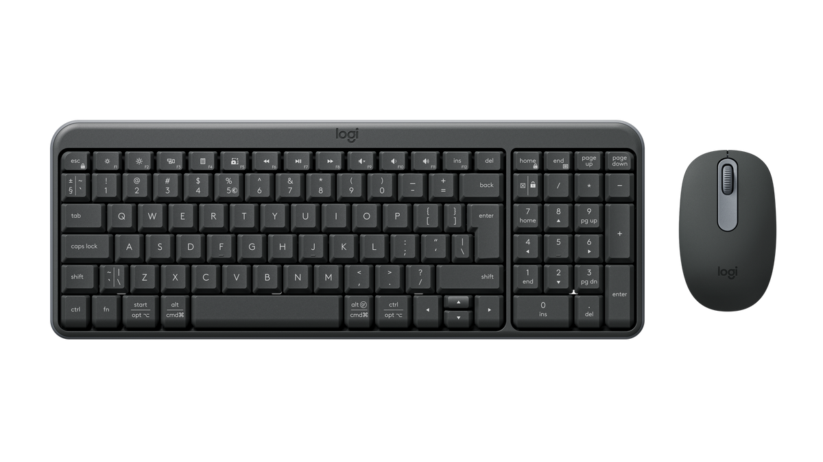 MK250 Wireless Keyboard and Mouse Combo Bluetooth - GRAPHITE