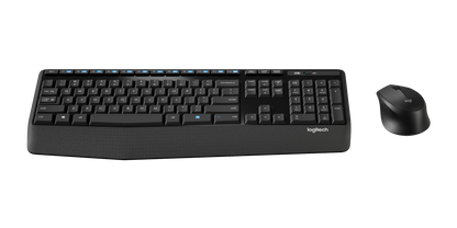 Logitech MK345 Wireless Keyboard and Mouse - Black