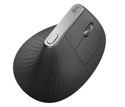 Logitech Wireless Mouse MX Vertical Advanced Ergonomic Mouse - Graphite/Black