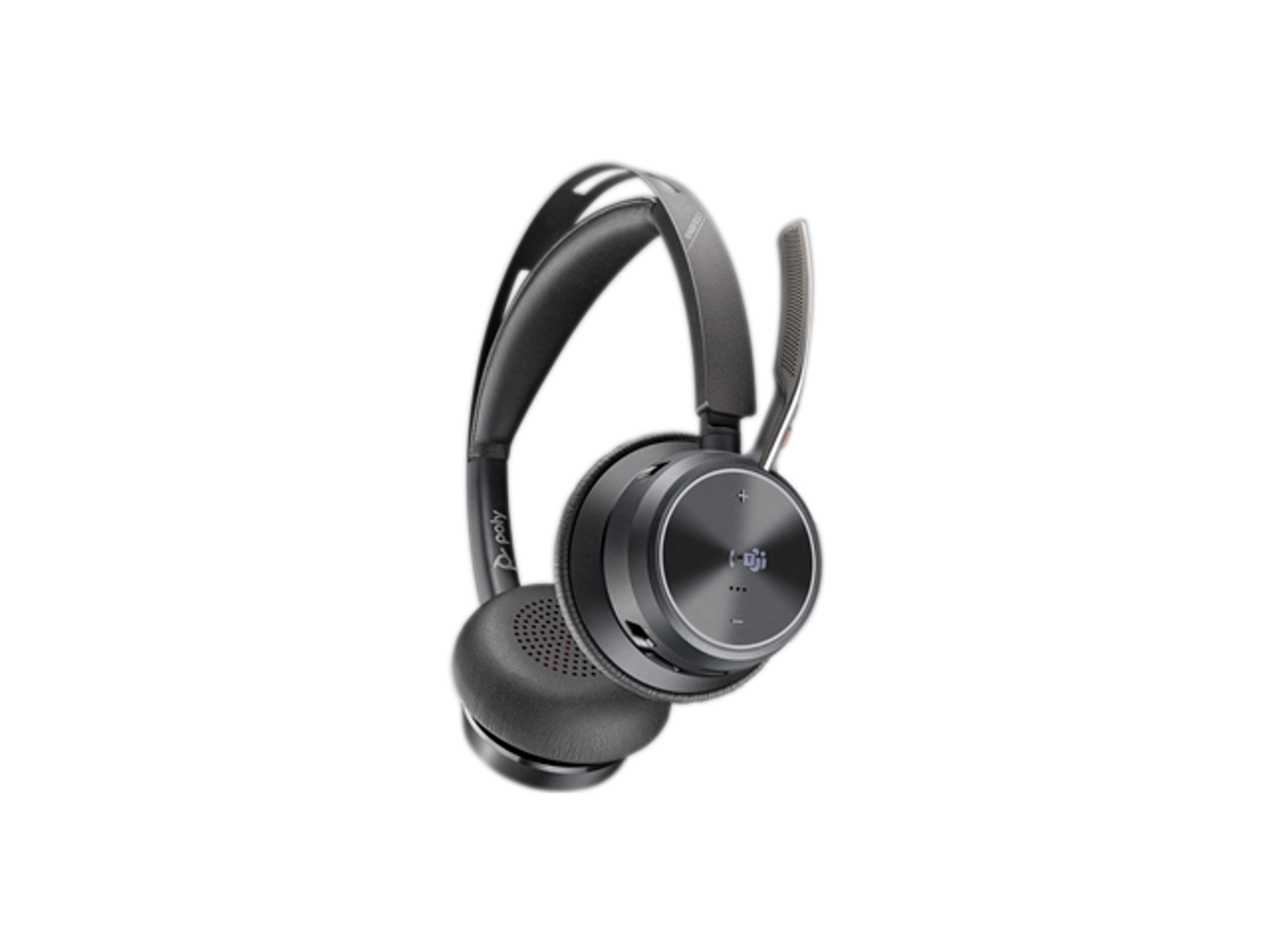 Poly Voyager Focus 2 Microsoft Teams Certified USB-C-C Headset +USB-C/A Adapter