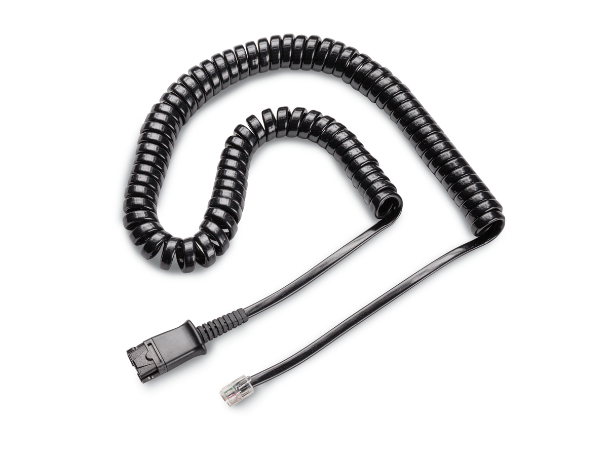 Poly Cable - U10P-444 Curly Coil (Yellow Tag) (M22 to QD)