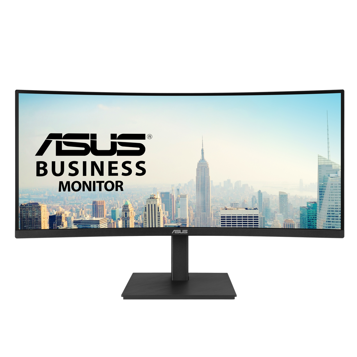 ASUS VA34VCPSR Docking Monitor | 34 WQHD | 1500R Curved | USB-C PD 96W | RJ45 Ethernet | USB Hub | Ergonomic Stand