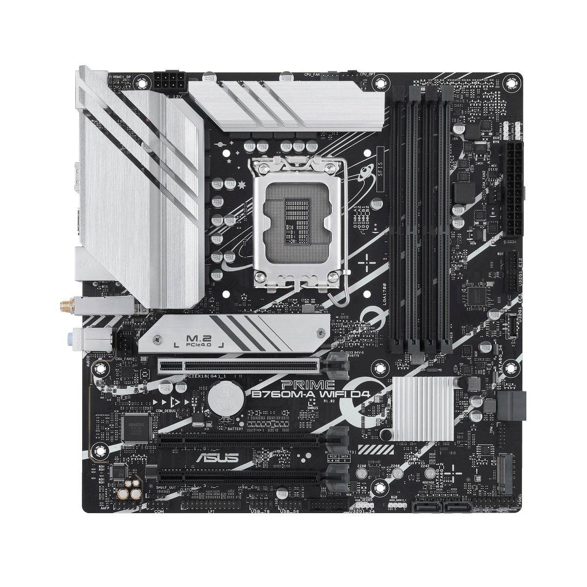 ASUS Motherboard/LGA1700/4xDIMM;Max.128GB/DDR4/ 1xDP/2xHDMI/1xPCIe4x16/1xPCIe4x16/2xM.2/24.4 cmx24.4cm