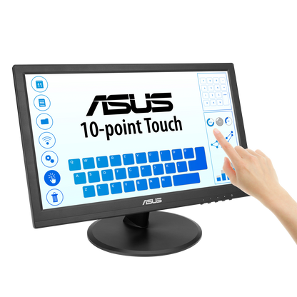 ASUS VT169HE|Touch|15.6 FHD|PSS|60Hz|AR16:9|5ms - GTG|220 NITS|1000:1|VA (H170/V170)-|1XVGA|1xHDMI|Vesa WM|