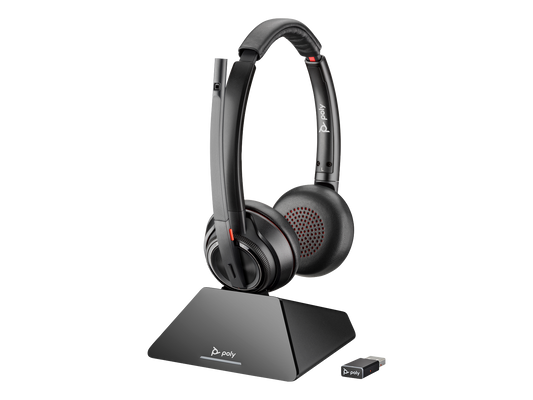 Poly Savi 8220 UC Microsoft Teams Certified DECT 1880-1900 MHz USB-A Headset