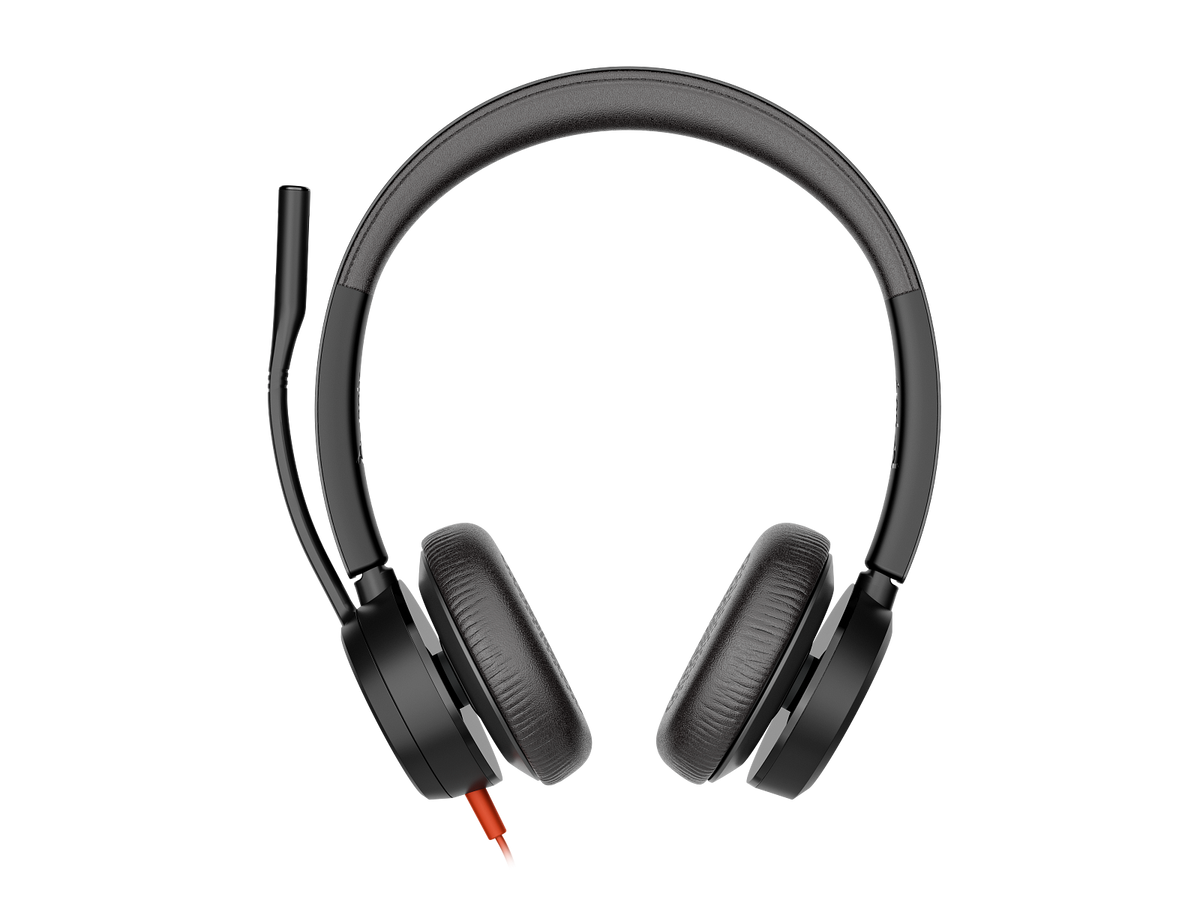 Poly Blackwire 8225 Stereo USB-C Headset +USB-C/A Adapter