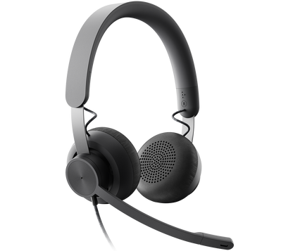 LOGITECH - Headset PC - Logitech Zone Wired Teams - Graphite - USB - Microsoft Teams