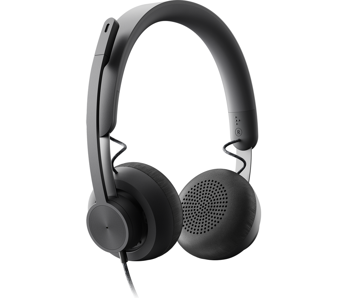 LOGITECH - Headset PC - Logitech Zone Wired Teams - Graphite - USB - Microsoft Teams
