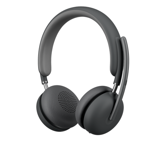 LOGITECH - Zone Wireless 2 UC Headset - Graphite Microsoft Teams - 2.4GHZ/Bluetooth No Stand